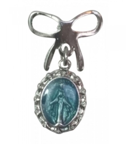 Mary Miraculous Medal Religious Lapel