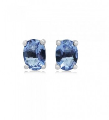 Helenite Stud Earrings Sterling Silver