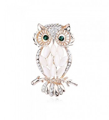 Plated Crystal Brooch Packaging Included