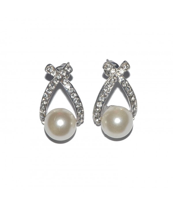 Qixuan Fashion Rhinstone Waterdrop Earrings