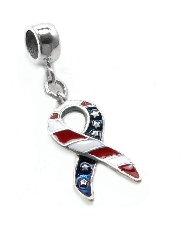 Sterling Silver American Ribbon European