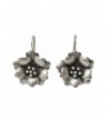 NOVICA Silver Flower Earrings Delicate