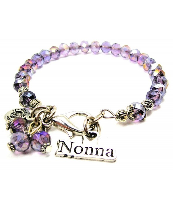 Italian Grandmother Splash Bracelet Lavender