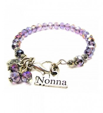 Italian Grandmother Splash Bracelet Lavender