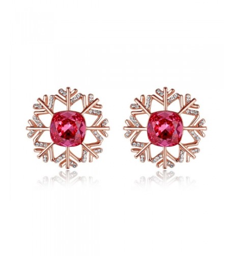 Kemstone Crystals Zirconia Pierced Earrings