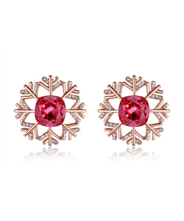 Kemstone Crystals Zirconia Pierced Earrings