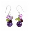 NOVICA Amethyst Earrings Cultured Freshwater