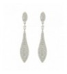 EVER FAITH Austrian Waterdrop Silver Tone
