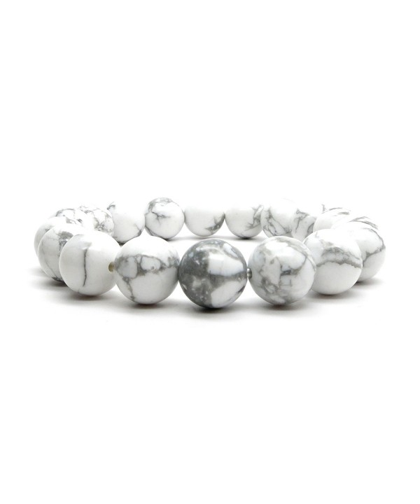 Howlite Bracelet 01 Stretch Gemstone