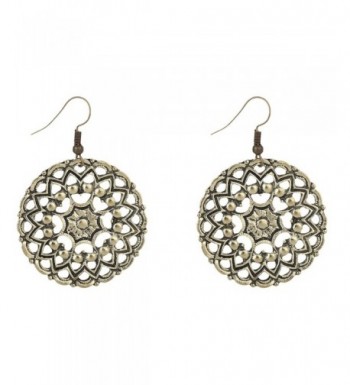 Yazilind Bohemian Vintage Craved Earrings