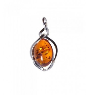 Sterling Silver Baltic Amber Pendant