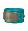 Ladies Leather Christian Wristband Buckle