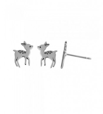 Boma Sterling Silver Deer Earrings