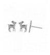 Boma Sterling Silver Deer Earrings