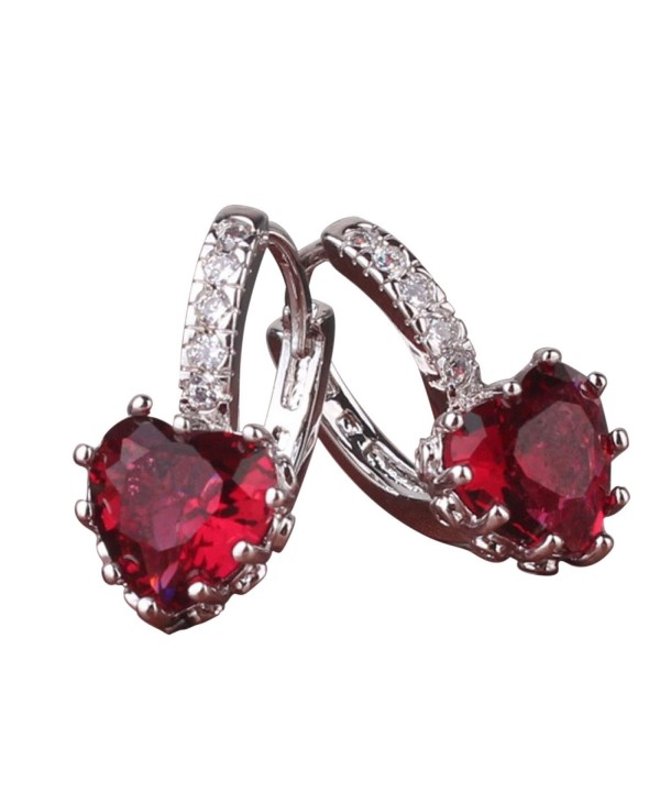 Anzona Earring January Birthstone Leverback