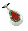 Handmade Mother Abalone necklace CA423