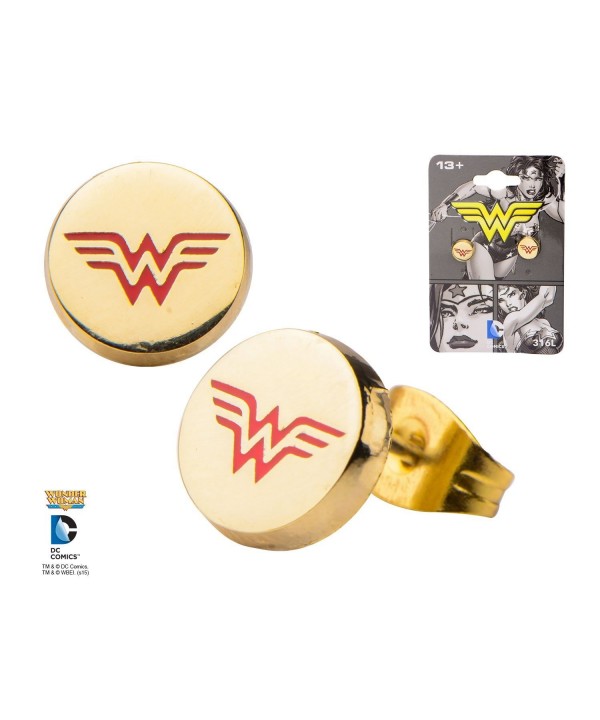 Womens Stainless Wonder Plated Earrings