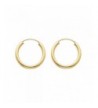 Yellow Gold Thickness Endless Earrings