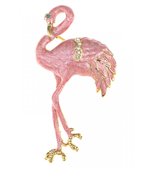 Alilang Pearlescent Flamingo Crystal Rhinestone