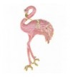 Alilang Pearlescent Flamingo Crystal Rhinestone