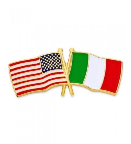 PinMarts Italy Crossed Friendship Enamel