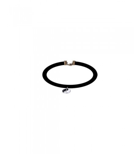 Velvet Design Choker Necklaces Charm