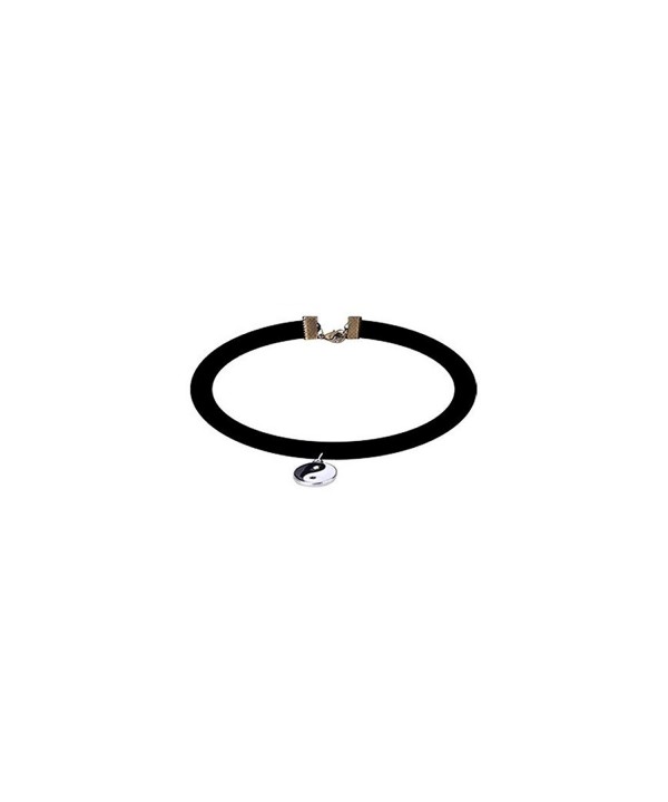 Velvet Design Choker Necklaces Charm