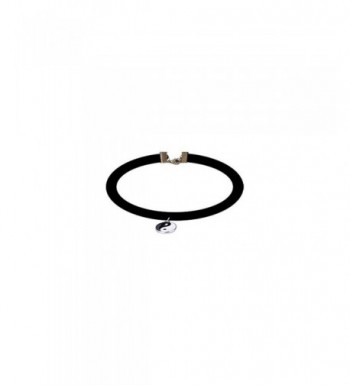 Velvet Design Choker Necklaces Charm