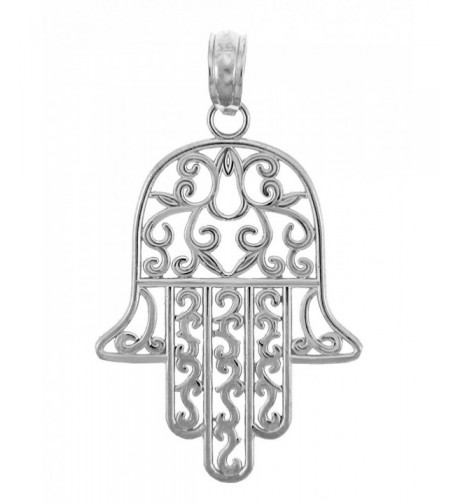 Sterling Silver Jewish Filigree Pendant