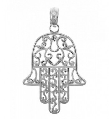 Sterling Silver Jewish Filigree Pendant