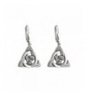 Trinity Earrings Rhodium Plated Irish