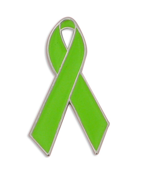 PinMarts Green Awareness Ribbon Enamel