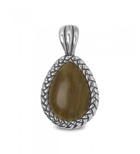 Sterling Silver Feldspar Pendant Enhancer