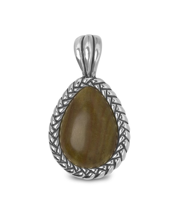 Sterling Silver Feldspar Pendant Enhancer