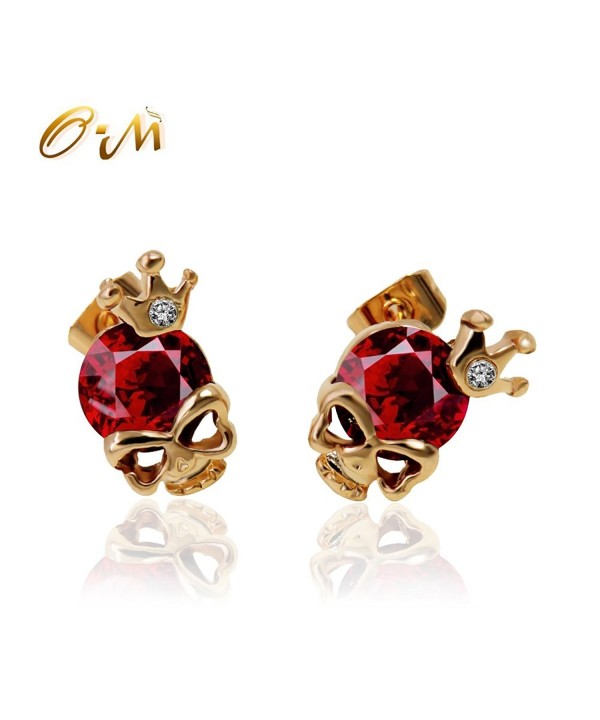 Onairmall Diamond Skeleton Earrings Fashion