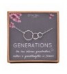 Generations Necklace Interlocking Granddaughter Jewelry