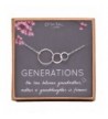 Generations Necklace Interlocking Granddaughter Jewelry