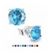 Casfine Birthstone Earrings Zirconia Diamond