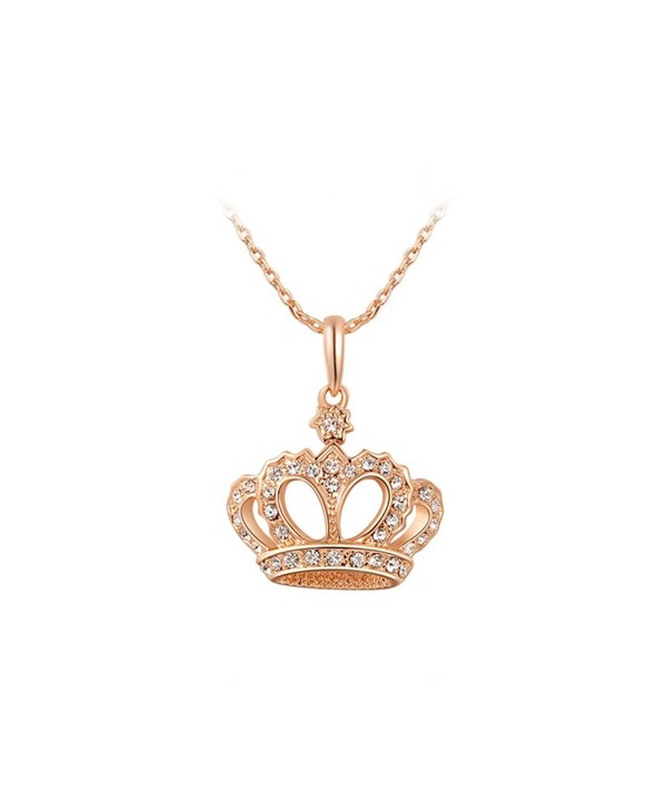 YEAHJOY Princess Necklace Platinum Austrain