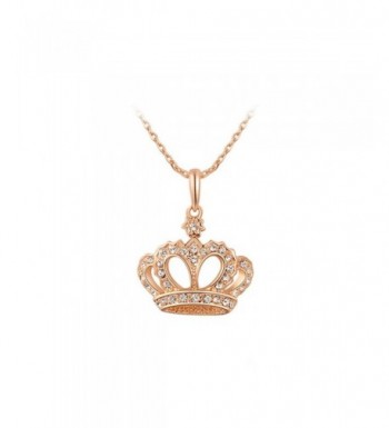 YEAHJOY Princess Necklace Platinum Austrain