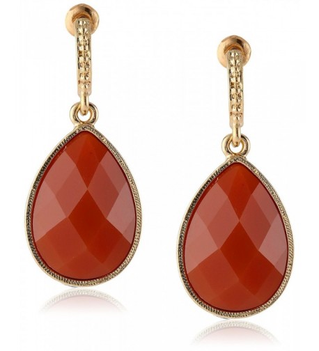 1928 Jewelry Domenica Gold Tone Persimmon