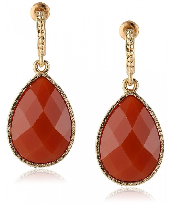 1928 Jewelry Domenica Gold Tone Persimmon