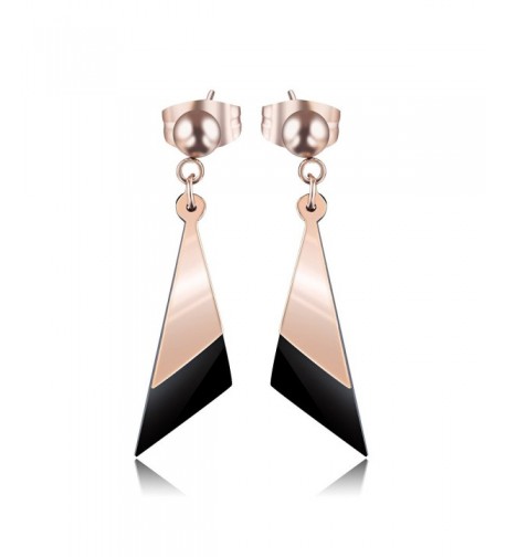 Carfeny Jewelry Stainless Earrings Triangle
