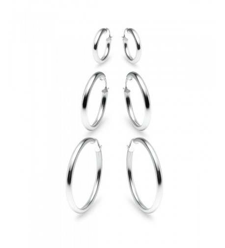 Sterling Silver Medium Polished Earrings
