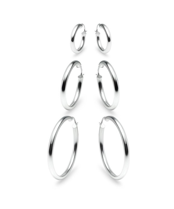 Sterling Silver Medium Polished Earrings