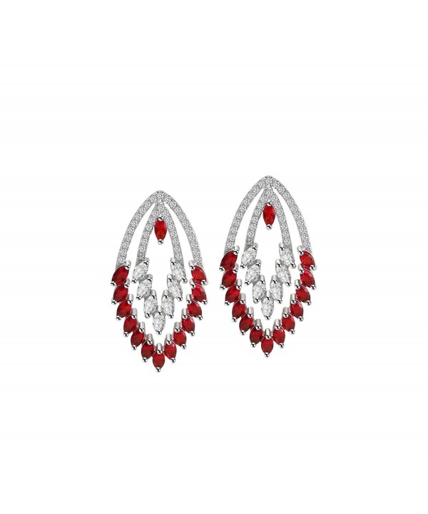 OKIKO Earrings Swarovski Platinum Plated Chandelier