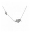 Sterling Silver Elephant Pendant Necklace