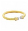 Edforce Stainless Stackable Bracelet Zirconia