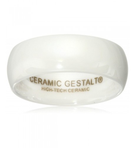 White Ceramic Ring CERAMIC GESTALT