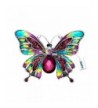 SENFAI Painted Colorful Butterfly Crystal